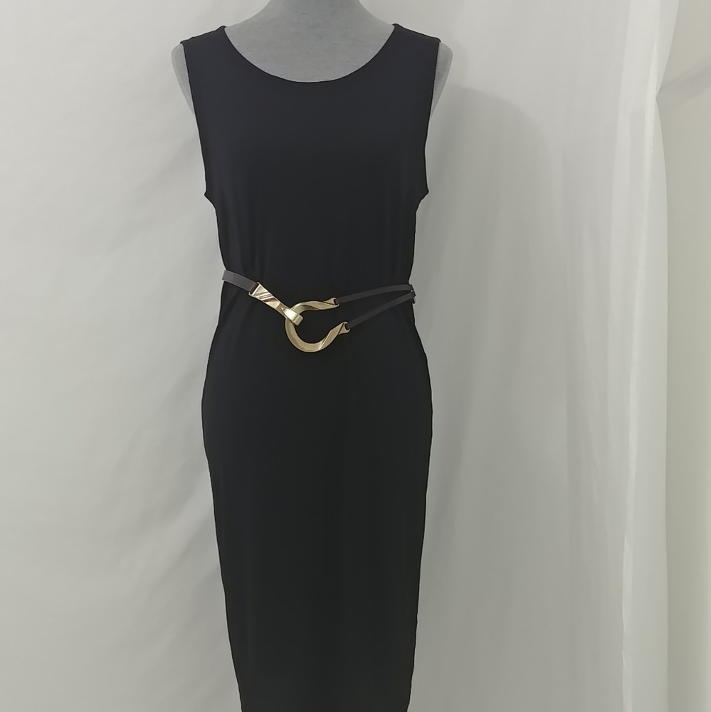 Eileen Fisher 100% silk straight dress